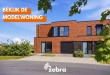 Halfopen nieuwbouwwoning in de Honzebroekstraat te Roeselare.