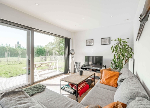 Recent nieuwbouwappartement in groene omgeving te Heule met twee staanplaatsen!