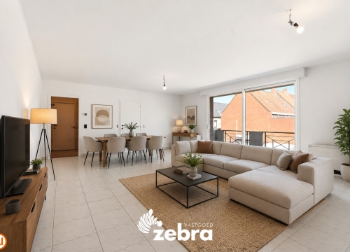 Zeer ruim appartement (137 m²) te koop met dubbele garage in het hartje van Tielt!