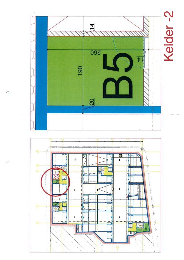 Kelderberging in residentie Conincklijke Passage te centrum Roeselare!