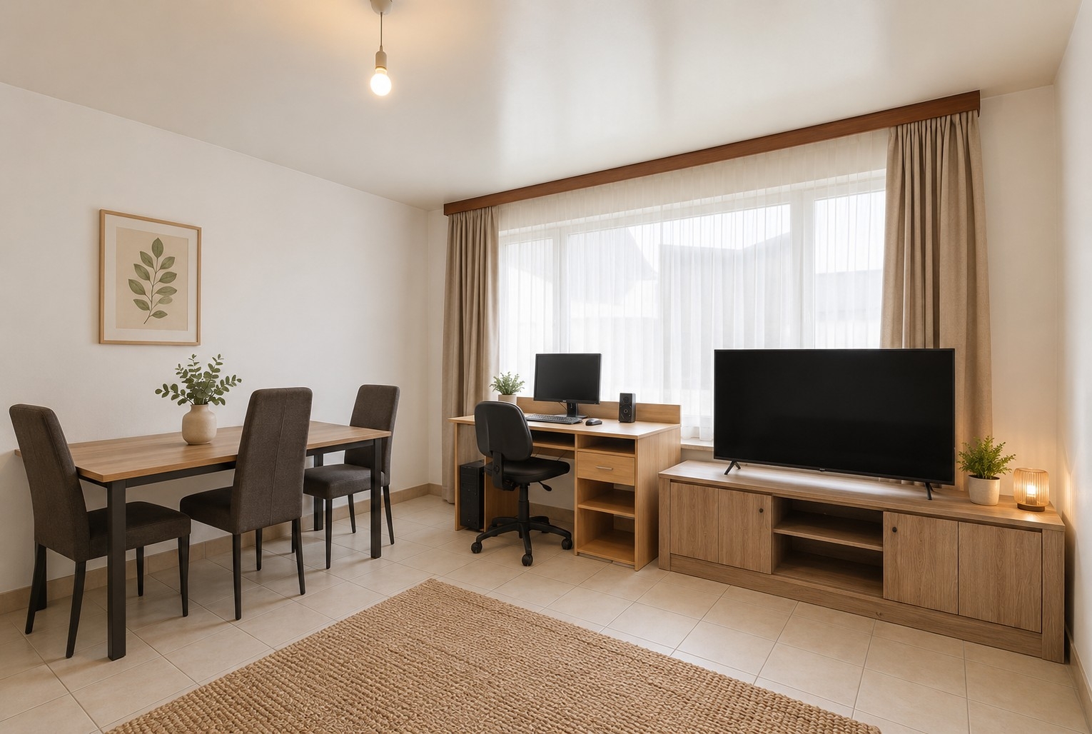Lichtrijk appartement met 2 slaapkamers en terras – EPC D in hartje Tielt!
