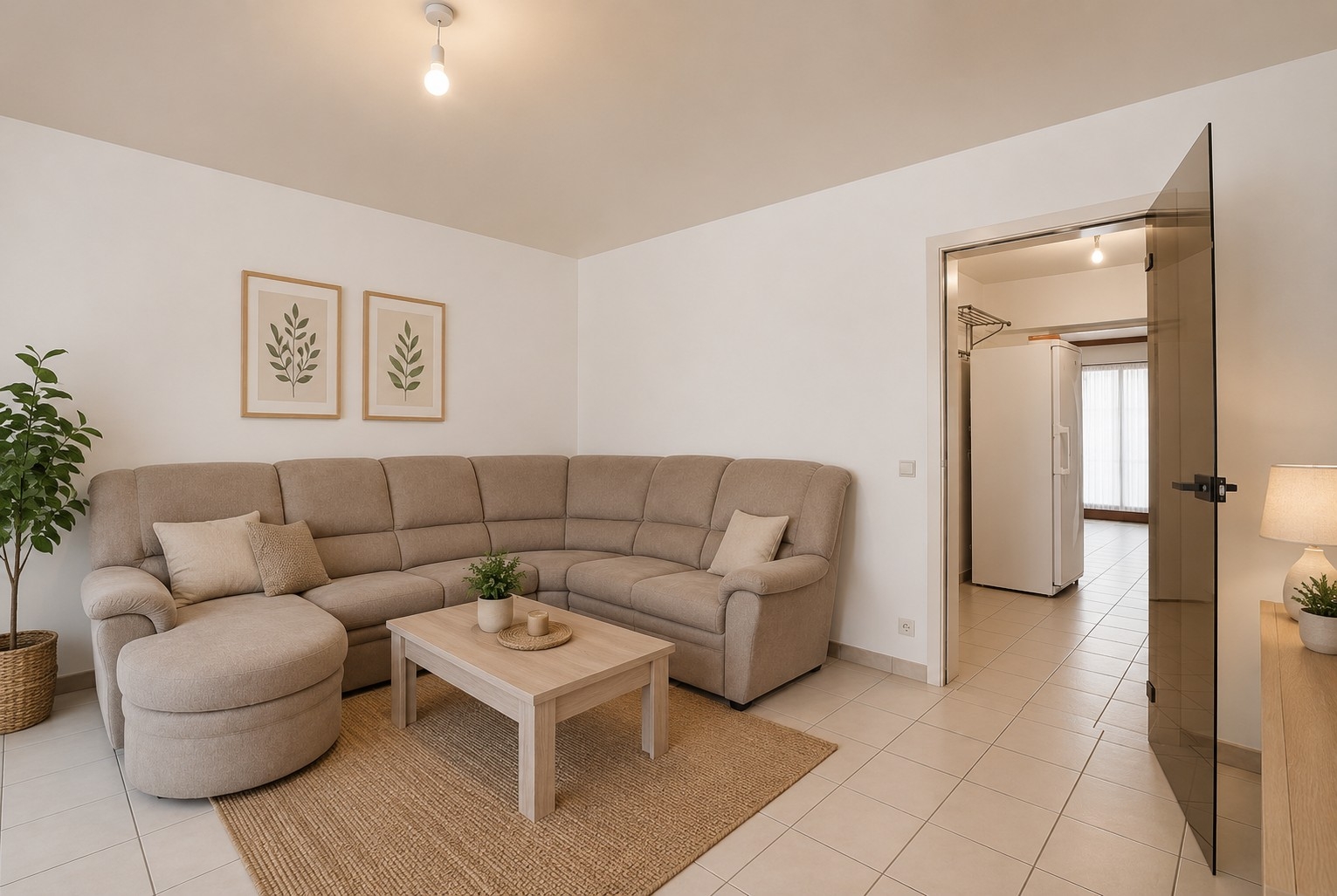 Lichtrijk appartement met 2 slaapkamers en terras – EPC D in hartje Tielt!