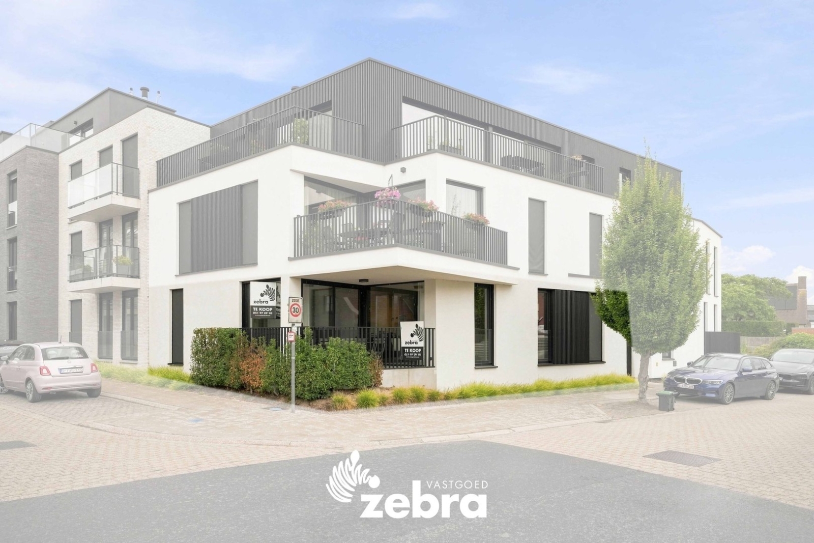 Recent gelijkvloers appartement met 2 slaapkamers en terras in centrum Pittem!