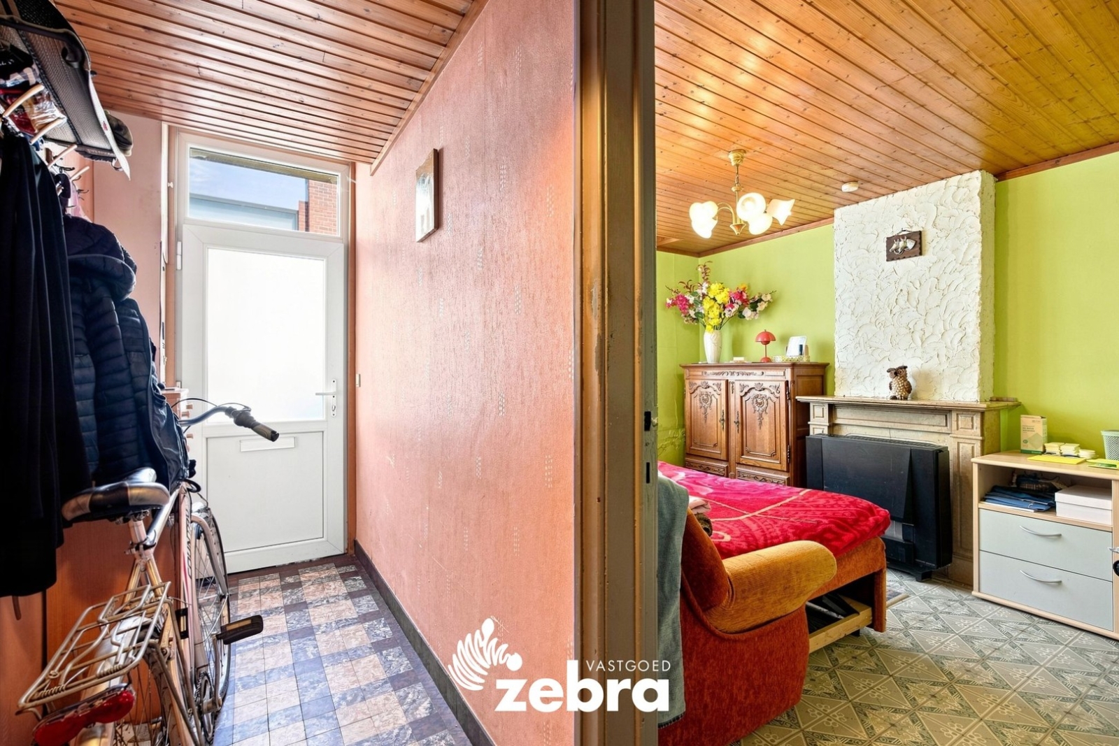Te renoveren woning met 3 slaapkamers, kelder en zuidwestgerichte stadskoer in Tielt!