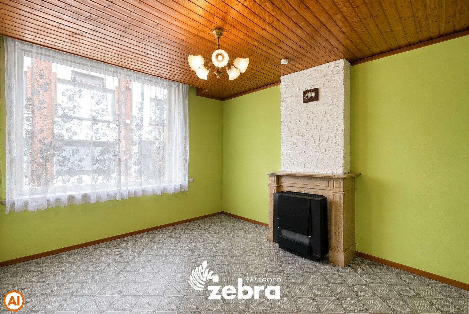 Te renoveren woning met 3 slaapkamers, kelder en zuidwestgerichte stadskoer in Tielt!