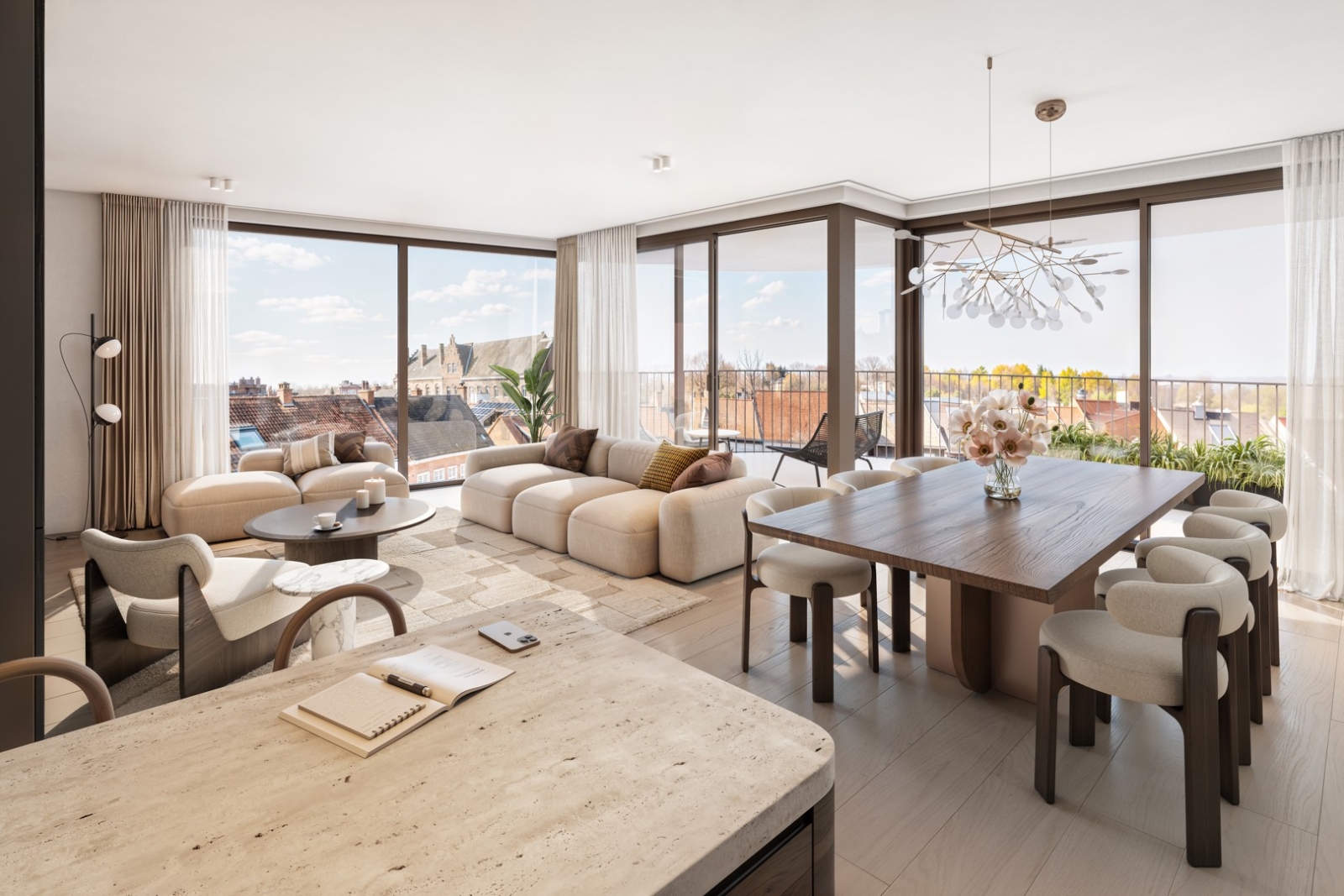 Exclusief nieuwbouwproject met 6 luxueuze appartementen in hartje Tielt!