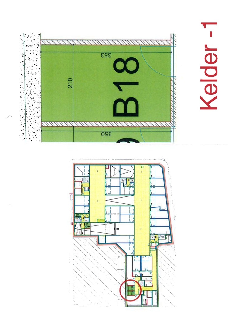 Kelderberging in residentie Conincklijke Passage te centrum Roeselare!