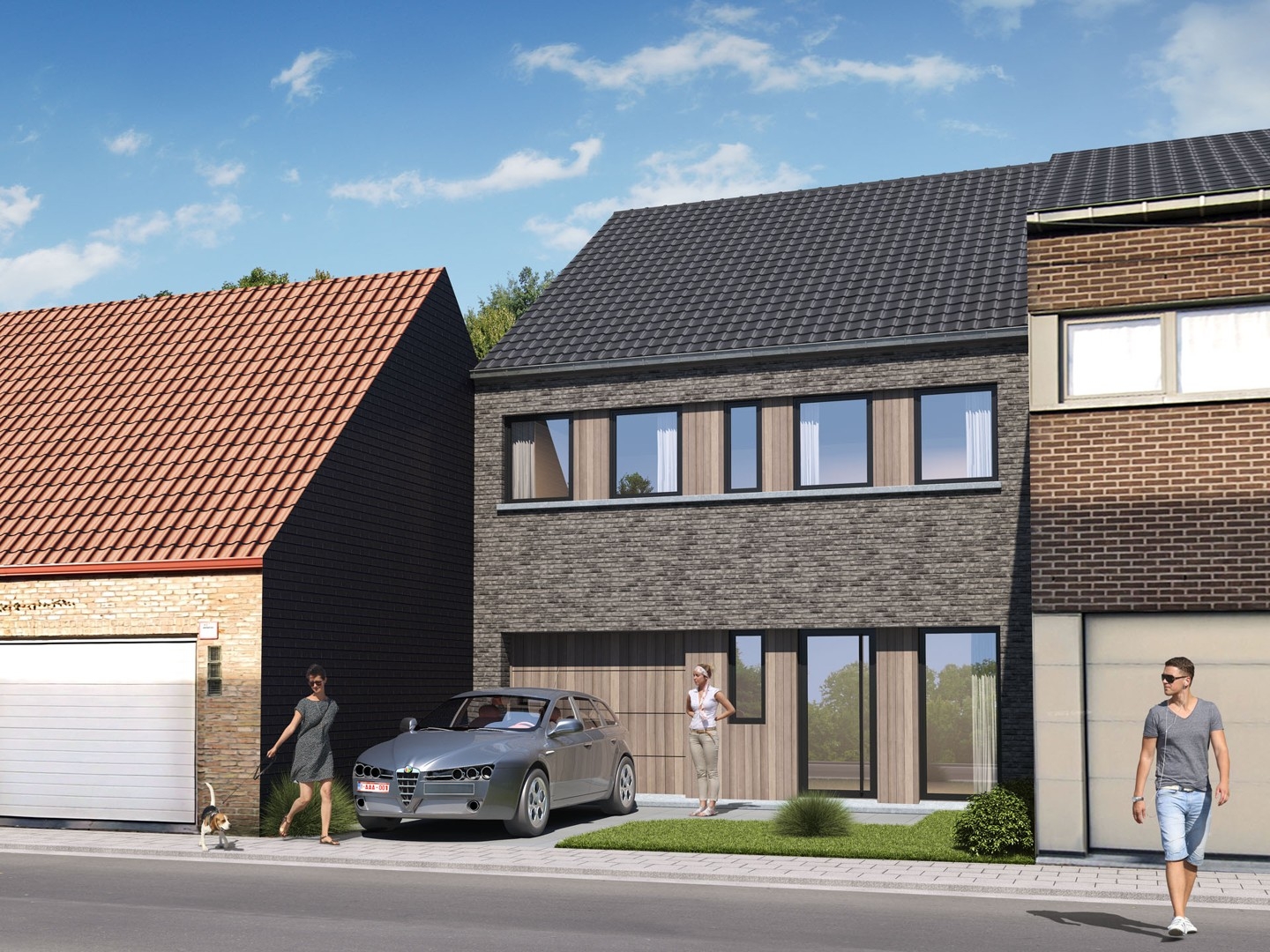 Nieuwbouwwoning Hillestraat Ruddervoorde!