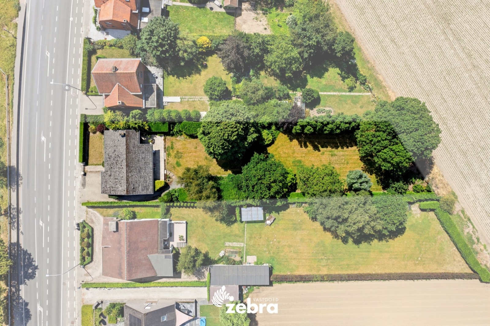 Ruim perceel bouwgrond met mogelijkheden voor sloop en heropbouw nabij het centrum van Tielt!