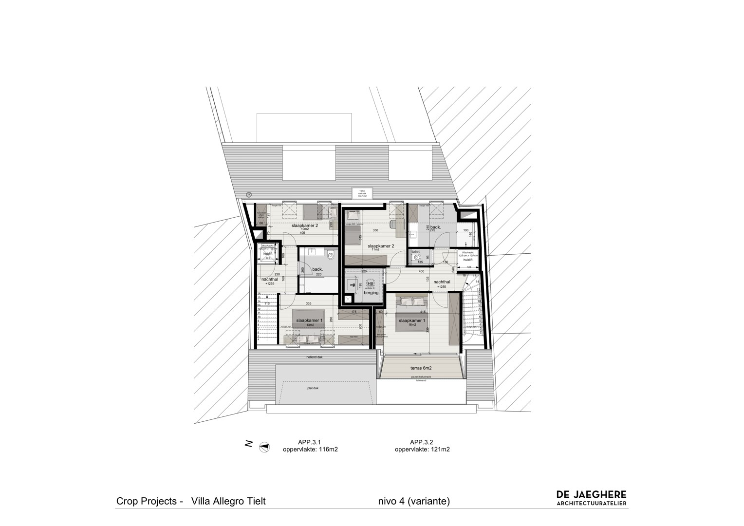 Nieuwbouw duplex appartement in residentie 'Villa Allegro' in het hartje van Tielt!