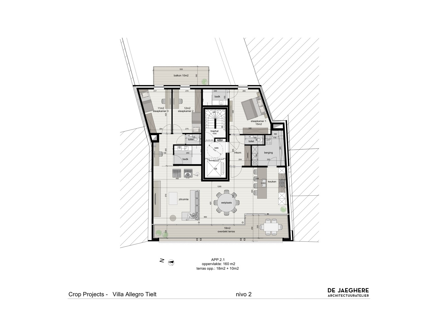 Nieuwbouw duplex appartement in residentie 'Villa Allegro' in het hartje van Tielt!